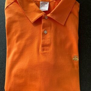 Brooks Brothers Vibrant Orange Polo Shirt